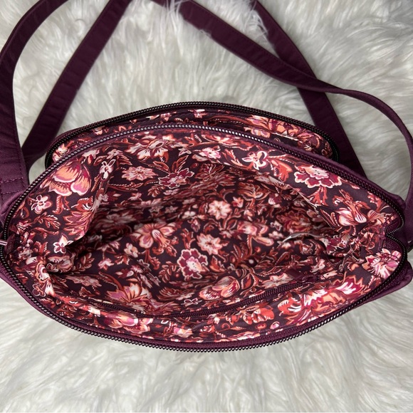 Vera Bradley small  maroon crossbody bag - Picture 4 of 6